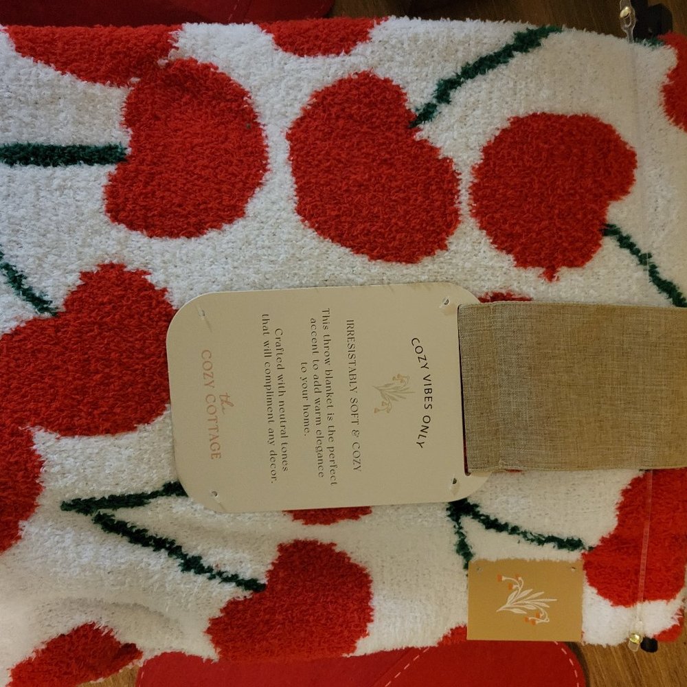 Cherry blanket hard to find Cozy Cottage